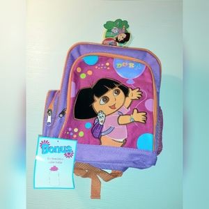 Dora The Explorer Nickelodeon New Backpack Bottle